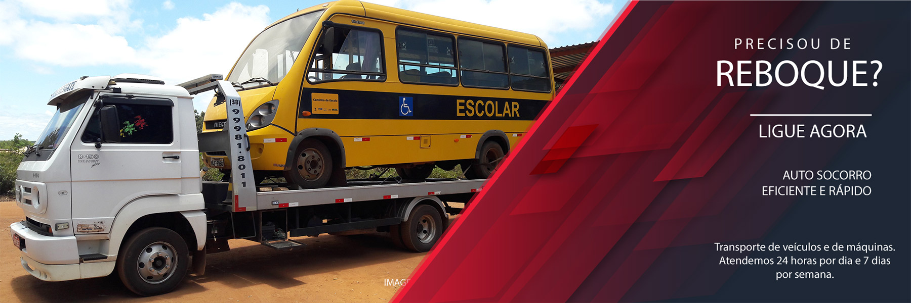 Reboque em Carbonita